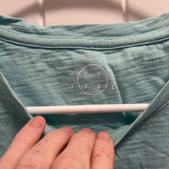 Even Tide Men's Short Sleeve Tee Size Large Blue - Picture 4 of 7